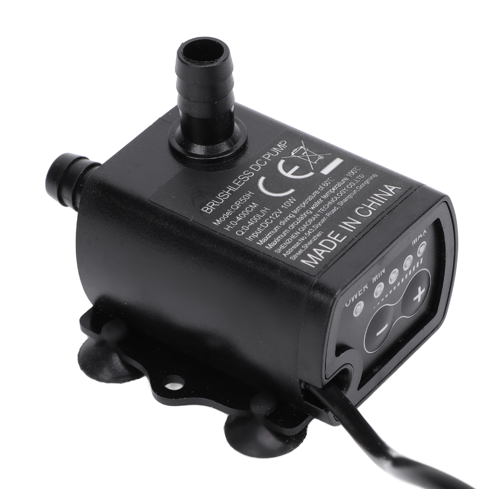 For Fountain Submersible Pump Small For Aquarium Adjustable Flowrate DC 12V 10W
