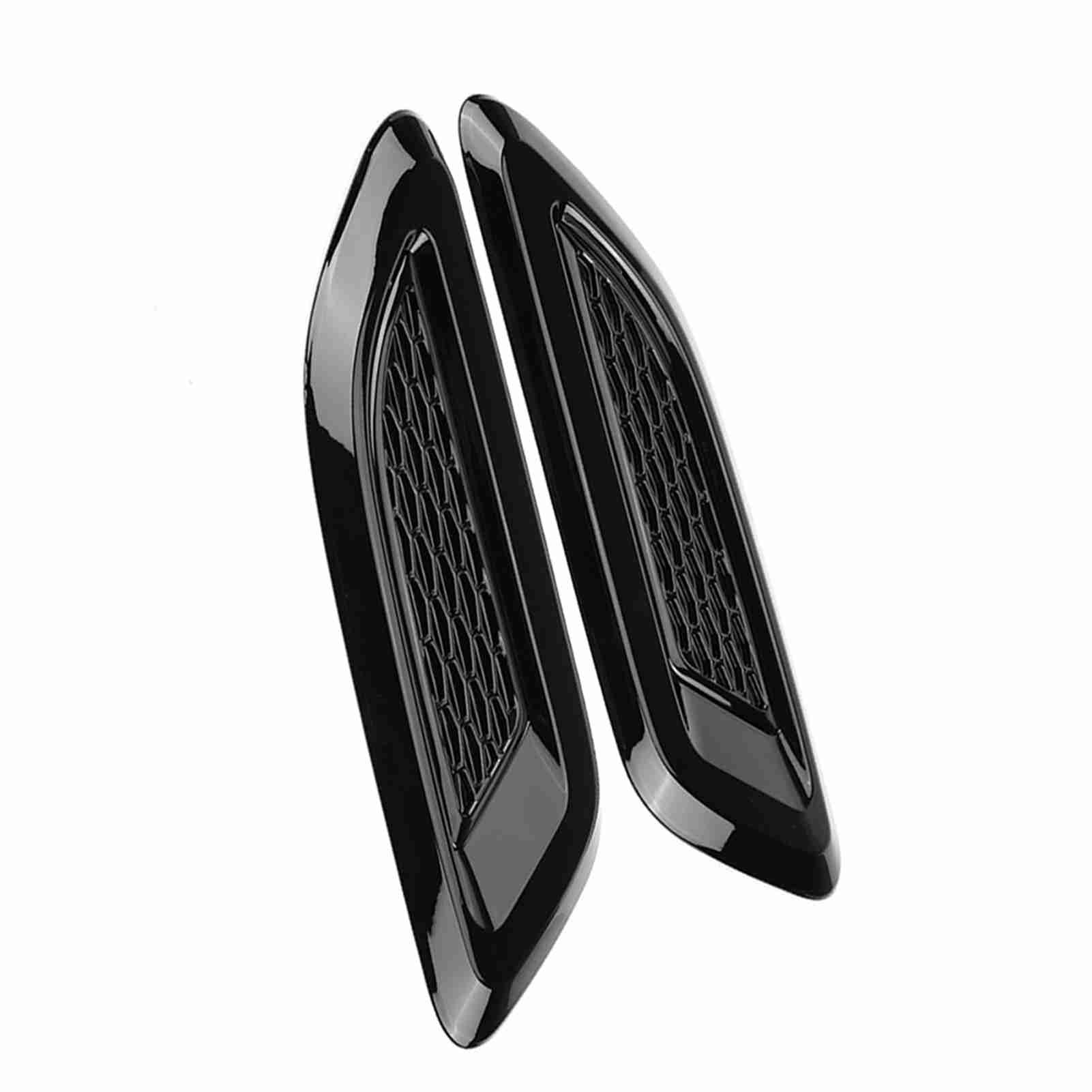 Exterior Hood Air Vent Outlet Wing Trim For