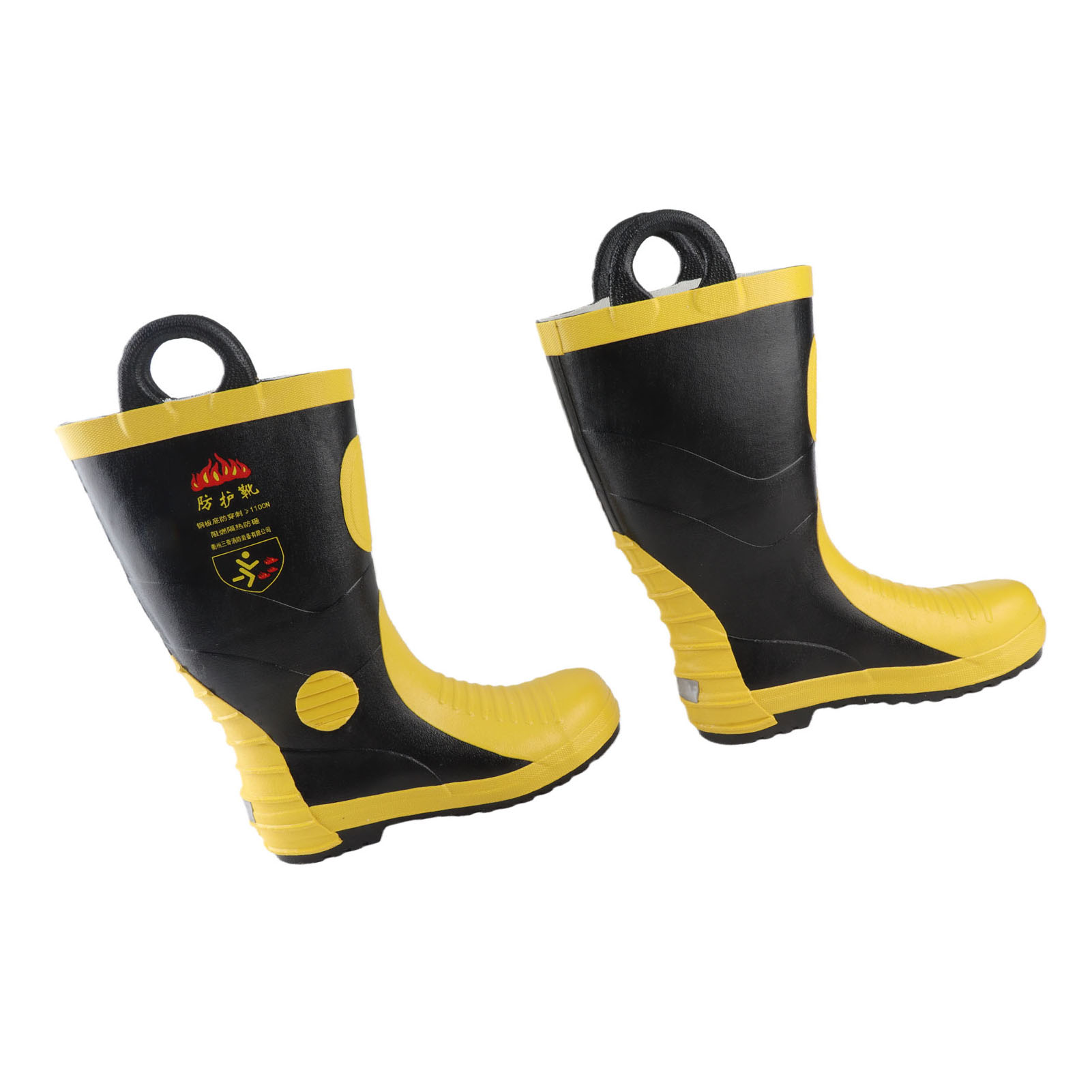 Rubber Safety Boots High Temperature Resistant Waterproof Sh KRI✈️