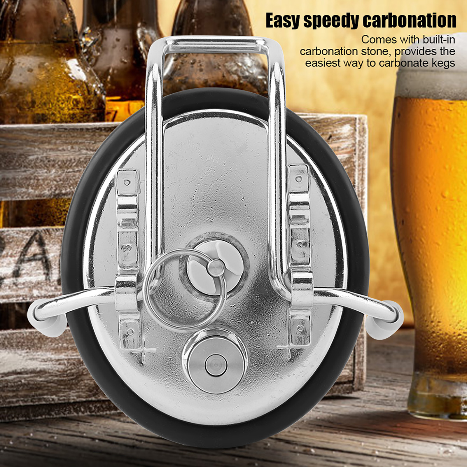 Homebrew Cornelius Style Keg Carbonation Keg Lid With 0.5 Micron Diffusion KRI✈️