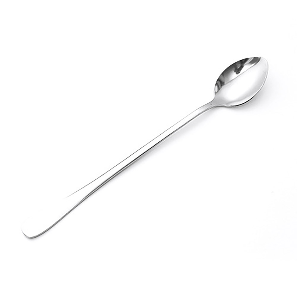 Stainless Steel Long Handles Coffee Stirring Spoon Home Kitchen Cafe Point KRI✈️