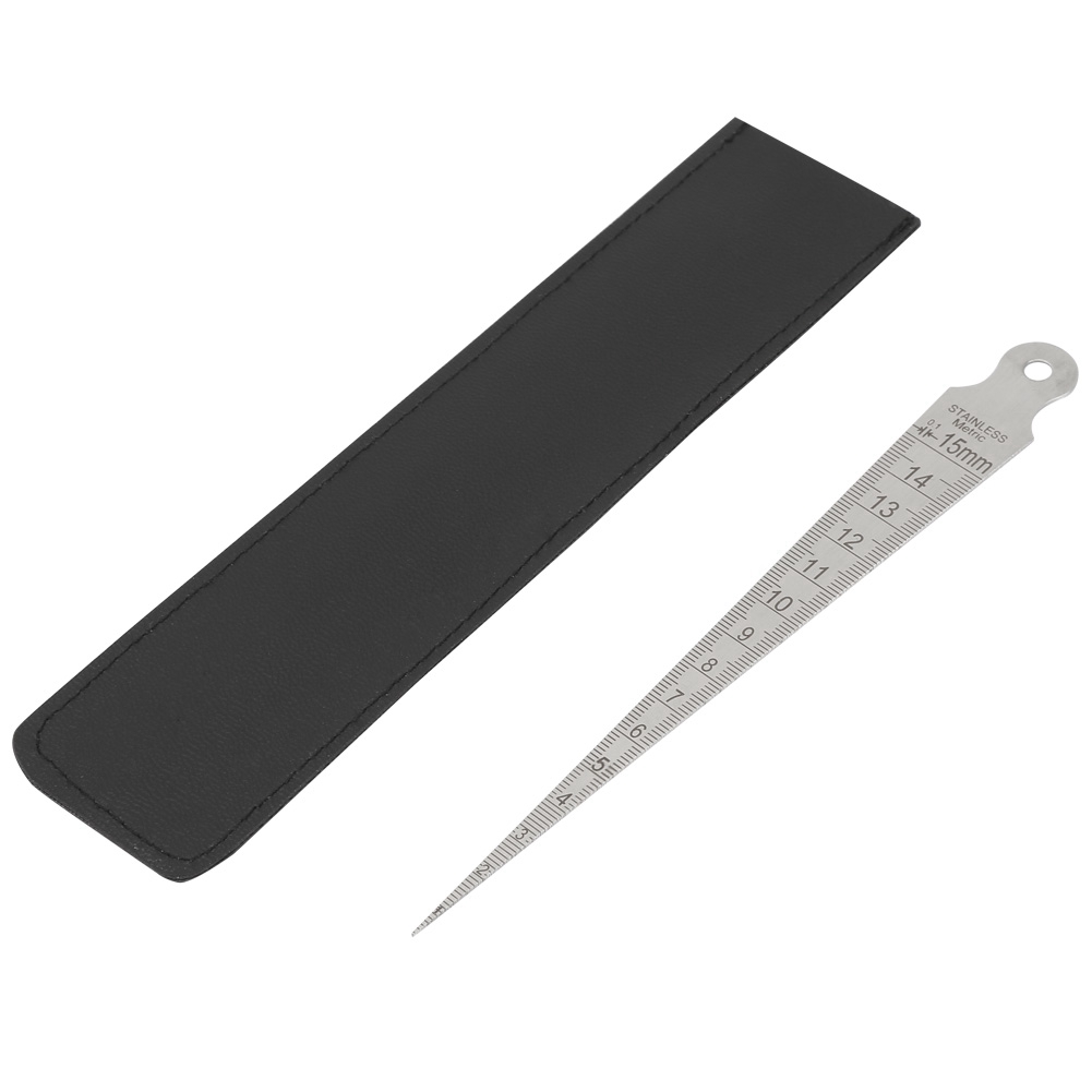 1x Welding Taper Feeler Gauge Ruler Hole Inspection Tool 0-15mm❀