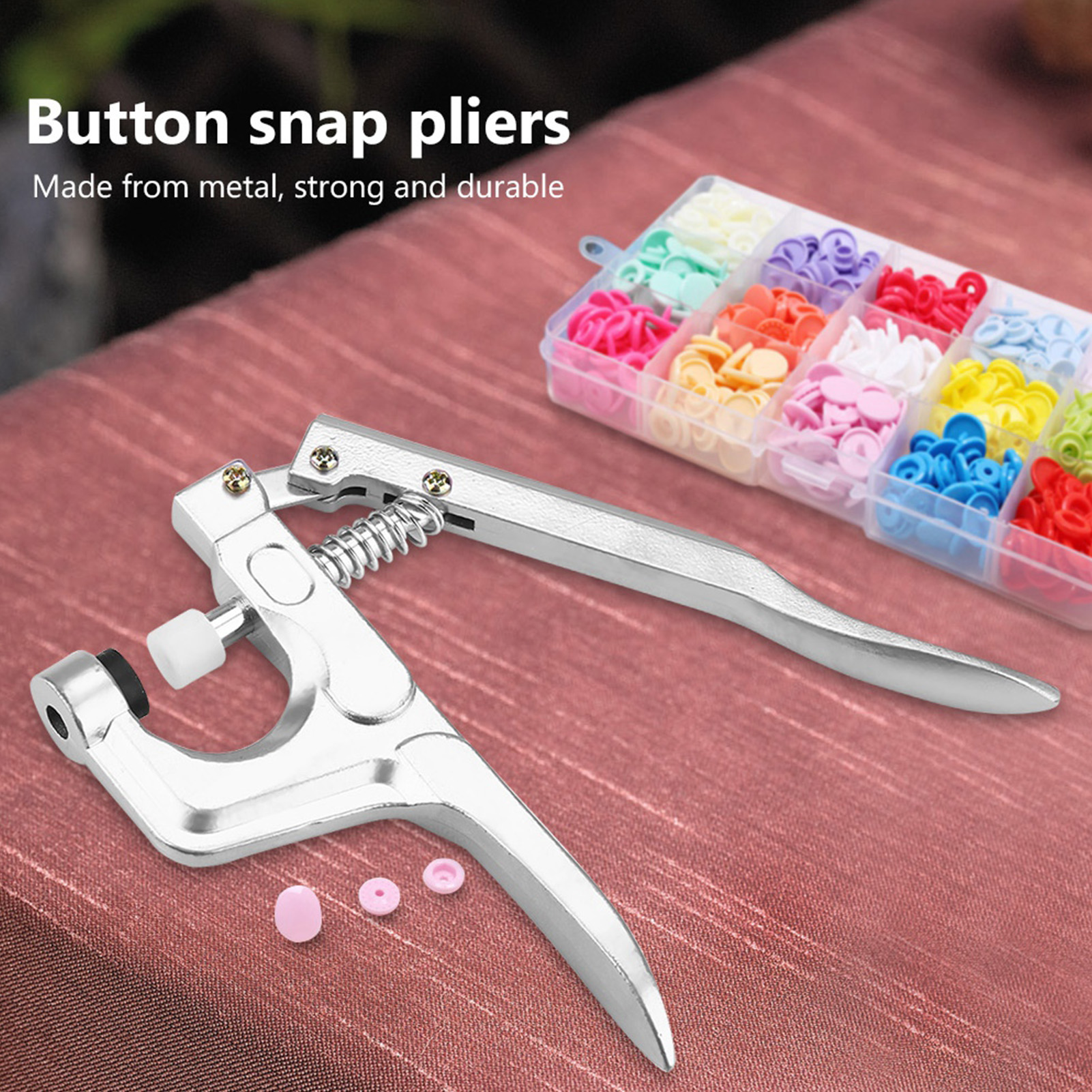 Aluminum Alloy Clothing Button Snap Pliers Snaps Quick Fastener Tool For H KRI✈️