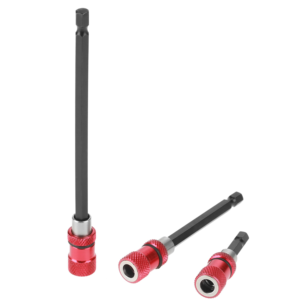 3Pcs1/4 Hex Shank Quick Release Magnetic Holder Screwdriver Ext KRI✈️