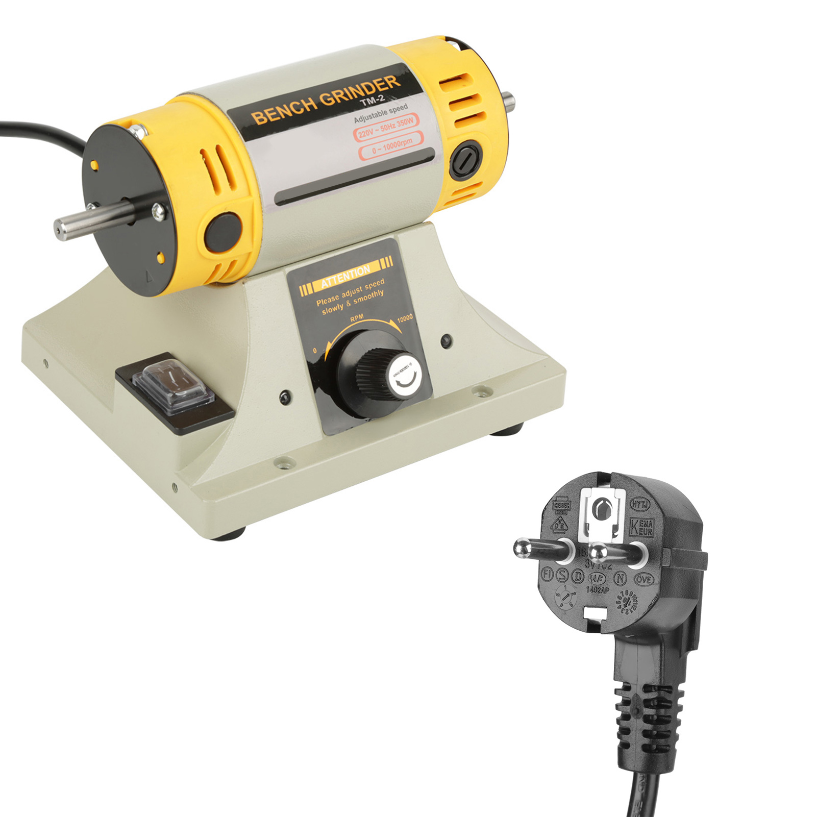 350W Electric Grinder Polishing Machine For Jewelry Dental Lathe Motor KRI✈️