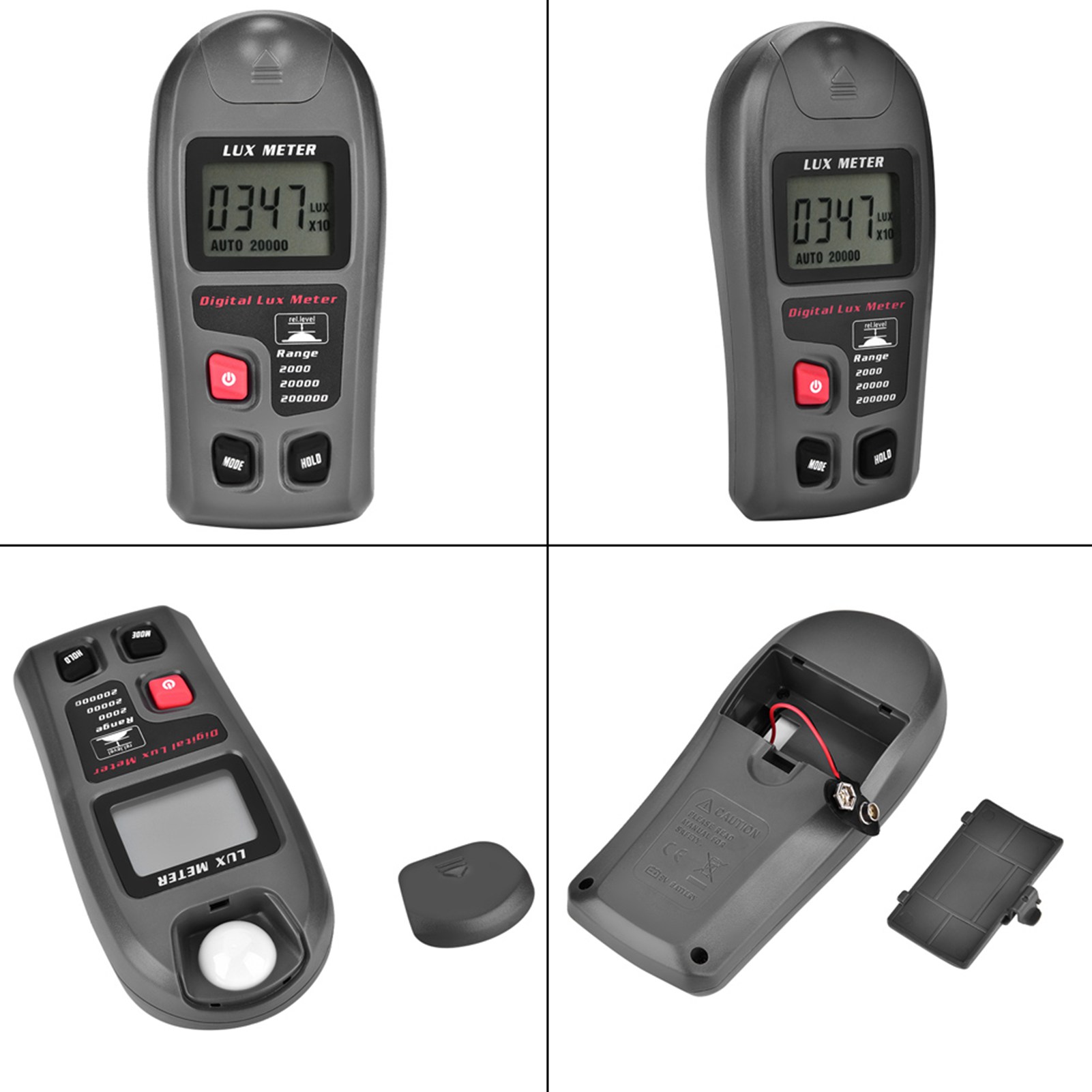 MT-30 Digital Luxmeter LCD Display Light Meter Environmental Testing KRI✈️
