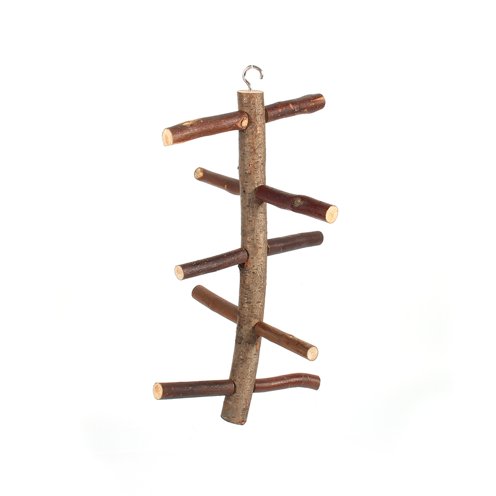 Birds Perches Cage Stand Toy Hanging Wooden Activity Branches Climbing UK