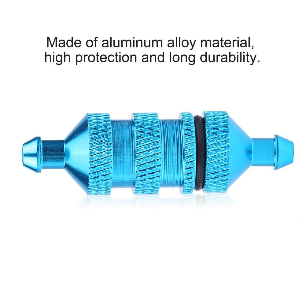 HSP Alloy Aluminum Oil Nitro Fuel Filter For 1/8 1/10 Scale RC Model Car ( KRI✈️