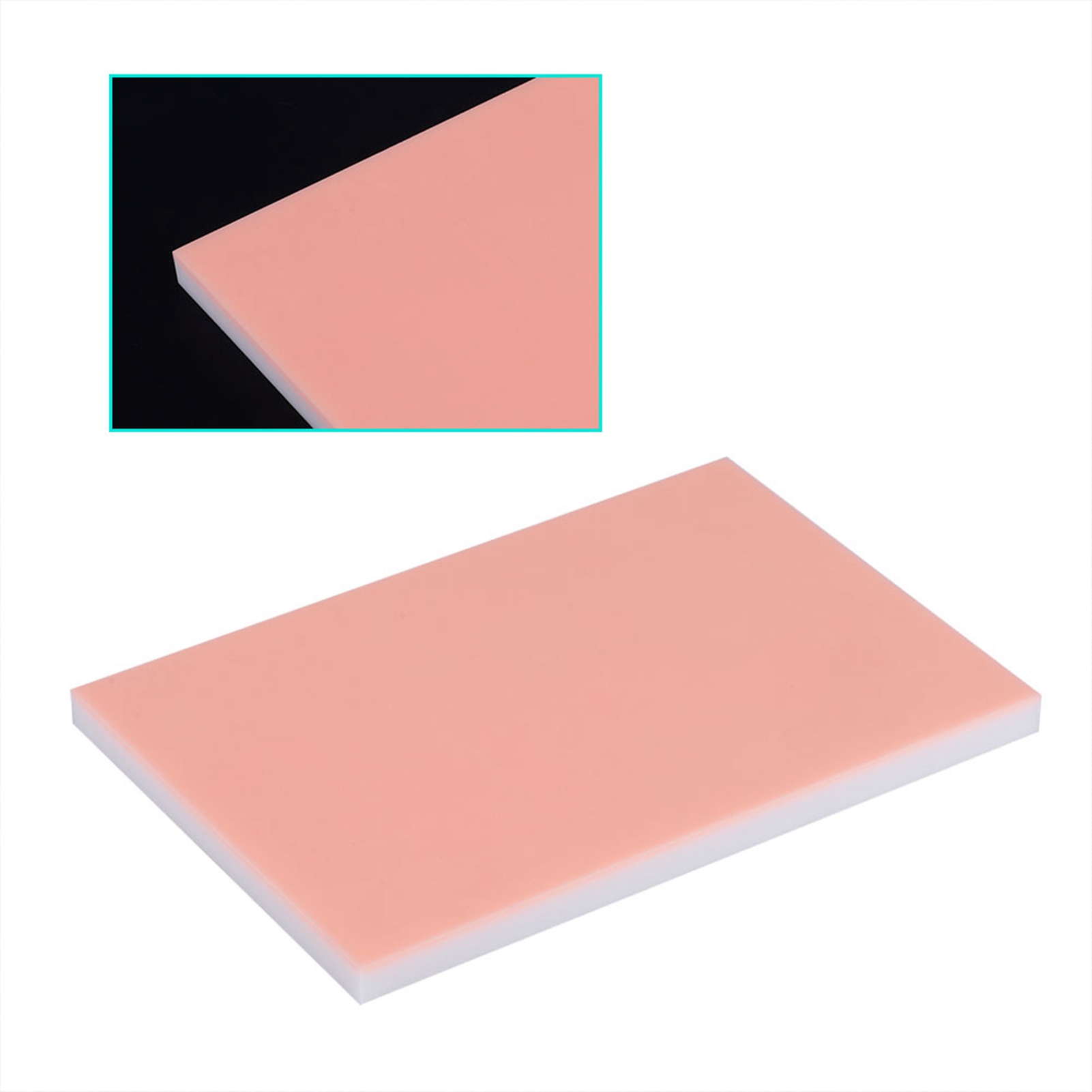 Colored Rubber Stamp Carving Block For DIY Stamp(pink White) KRI✈️