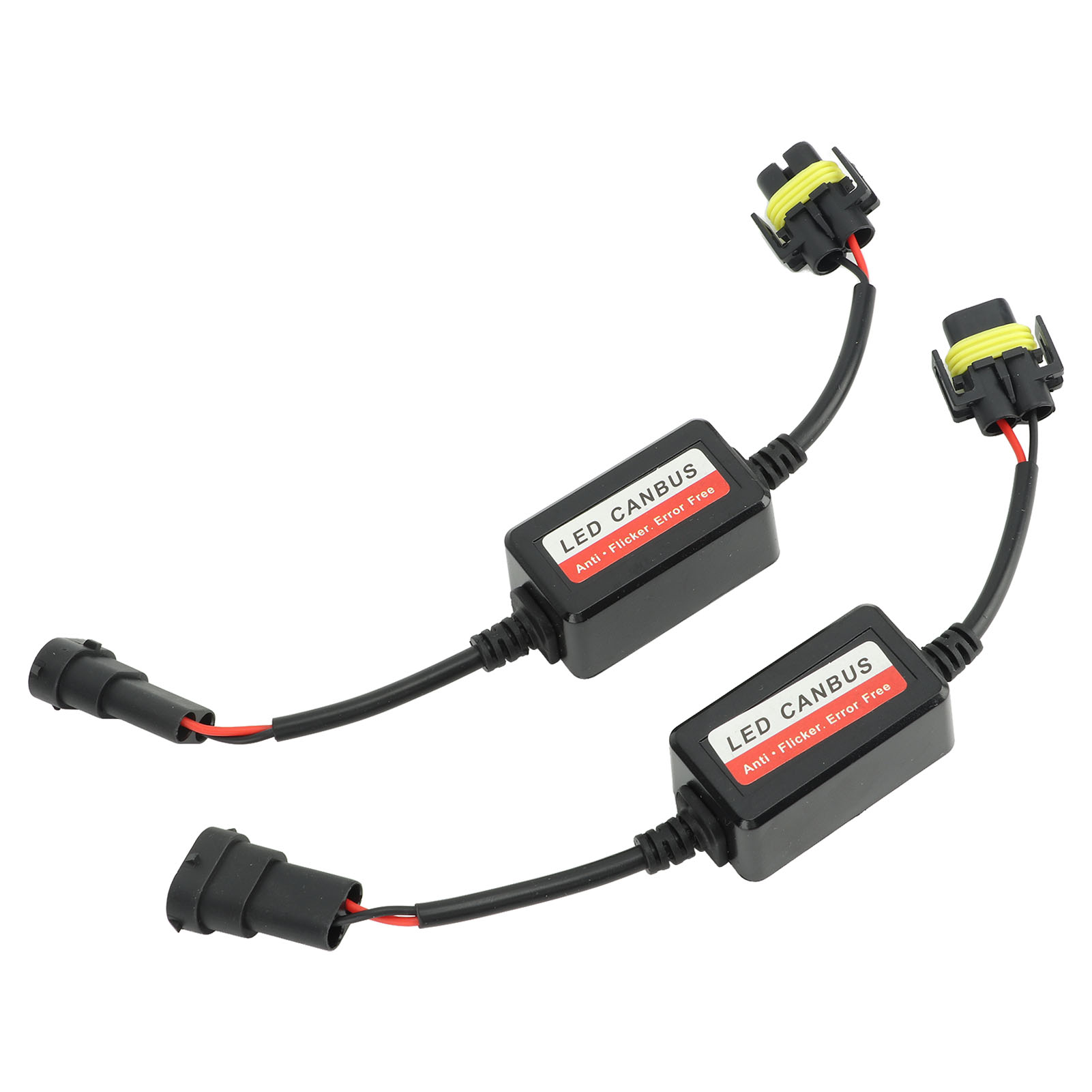 2Pcs H8 H9 H11 LED Canbus Decoder 12V Error Anti-Flicker Decoder Parts For LED