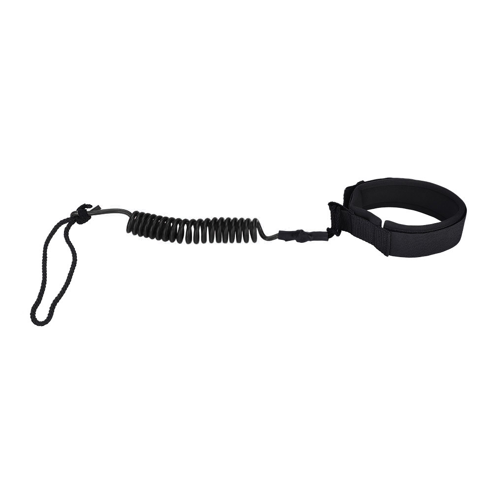 Stand Up Paddle Board Coiled Spring Leg Foot Rope Surfing Leash For Surfbo KRI✈️