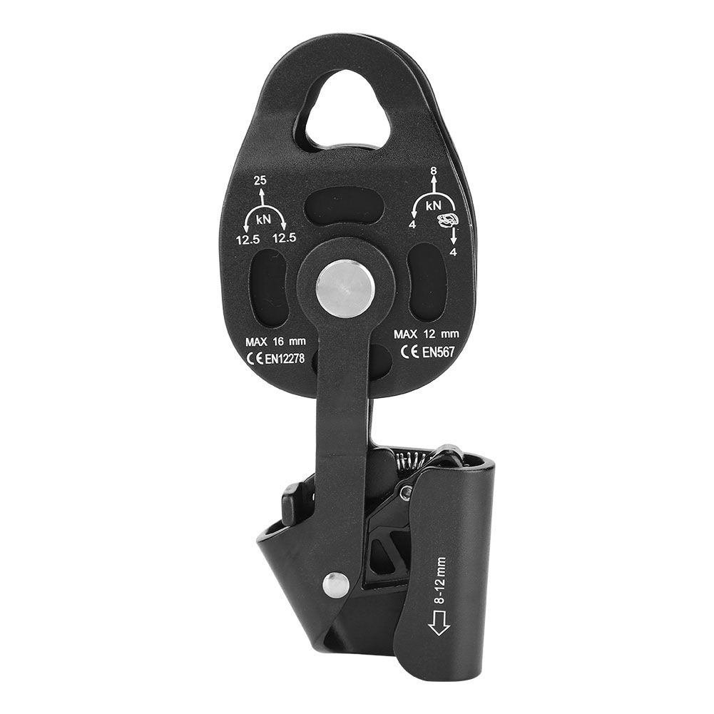 Magnalium Alloy Heavy Duty Rescue Single Rope Pulley Block Safety E KRI✈️