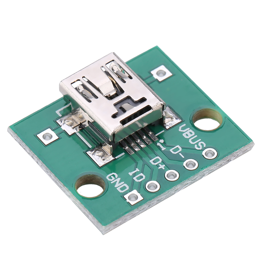 10Pcs Mini USB To DIP Adapter Board 5P For 2.54mm PCB Board USB Power KRI✈️
