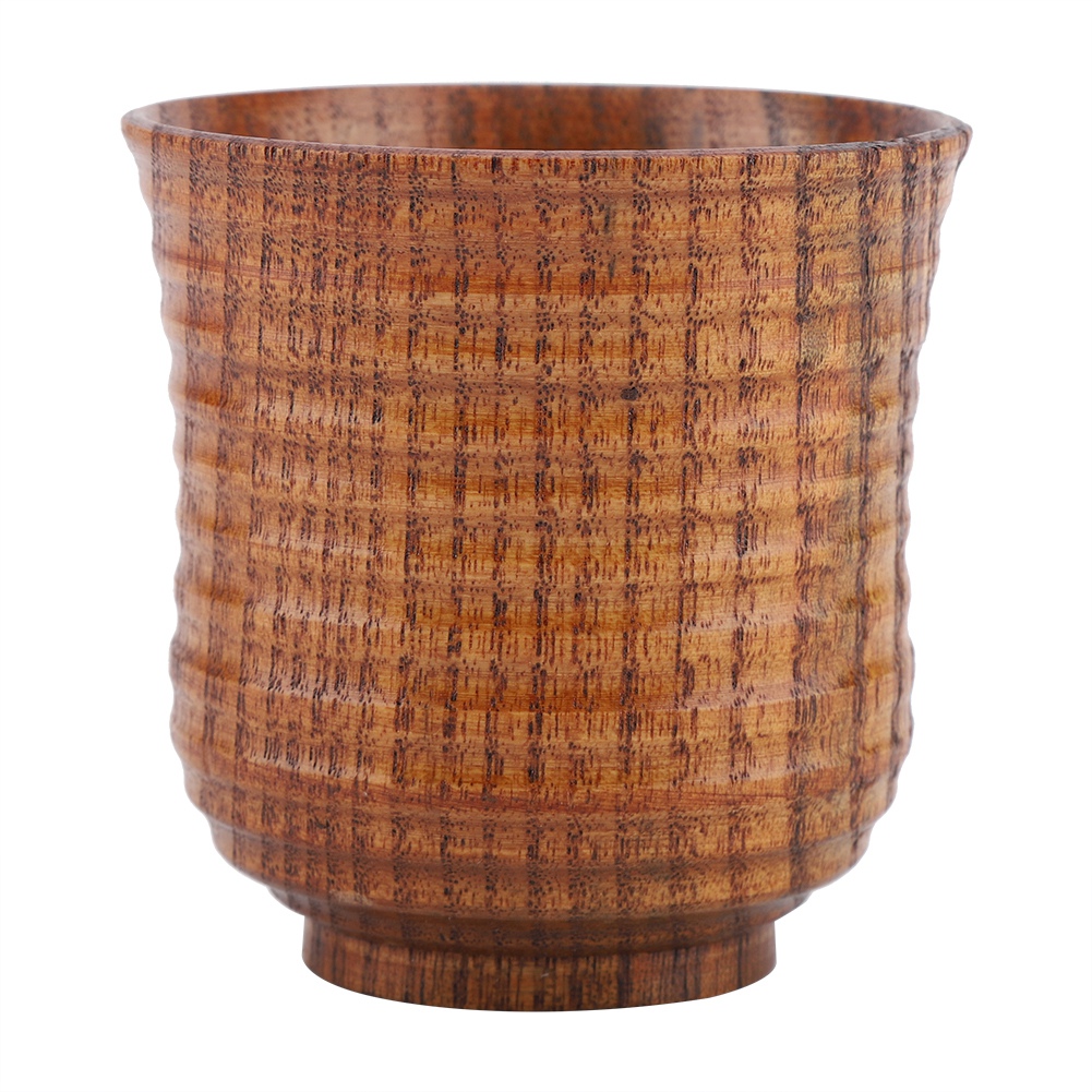 Wooden Cup Handmade Natural Wood Coffee Tea Beer Juice Milk Mug KRI✈️