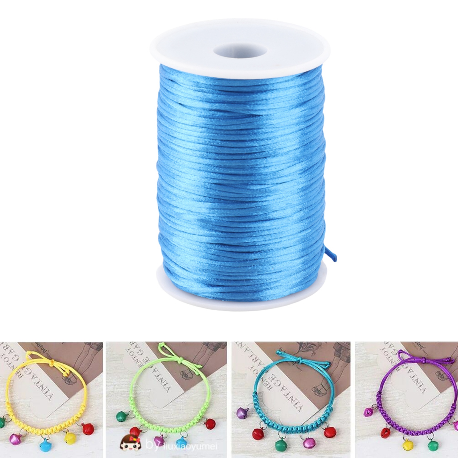 Durable Nylon Satin Cord Chinese Knotting Decoration Wire For Jewelry Maki KRI✈️