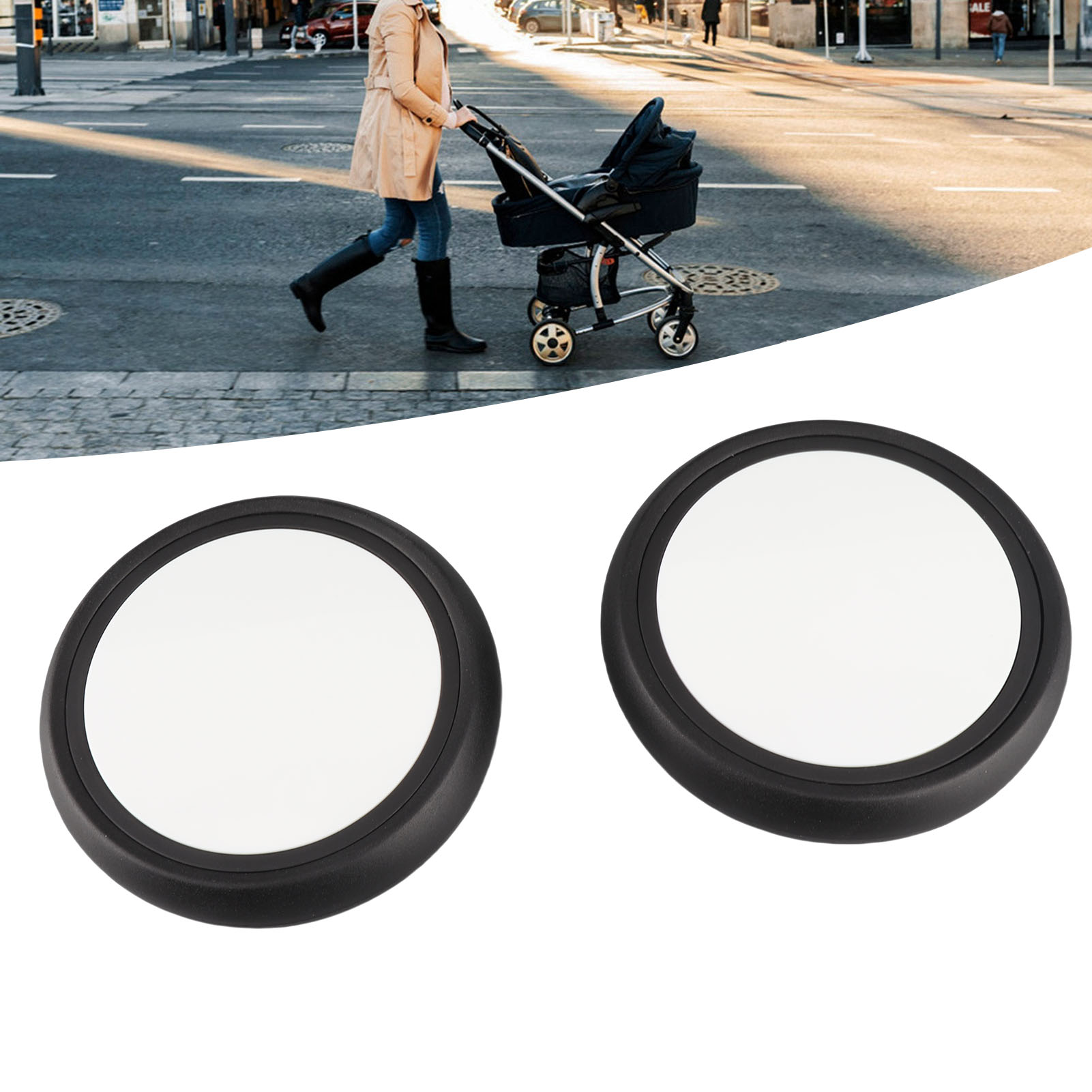 Baby Strollers Rubber Wheels Accessories Yoya Vovo Wheel Kids Carriage Wit KRI✈️