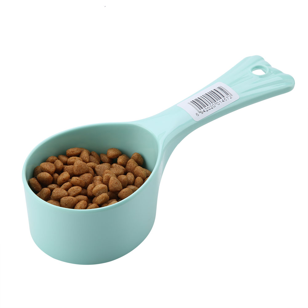 Pet Cat Food Measuring Spoon Cup Safe Dog Feeding Kitchen Plastic Scoop KRI✈️