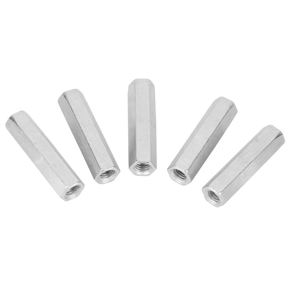 5pcs M8 * 50 Long Rod Nut Hex Hexagonal Sleeve Nut Standoff Threaded Faste KRI✈️