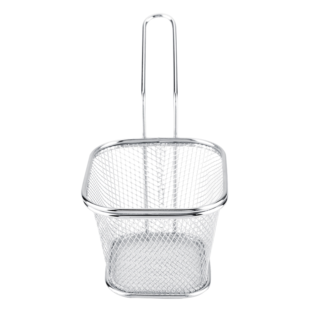 WH-BA002 Mini Stainless Steel Chips Deep Fry Baskets Food Presentation Str KRI✈️