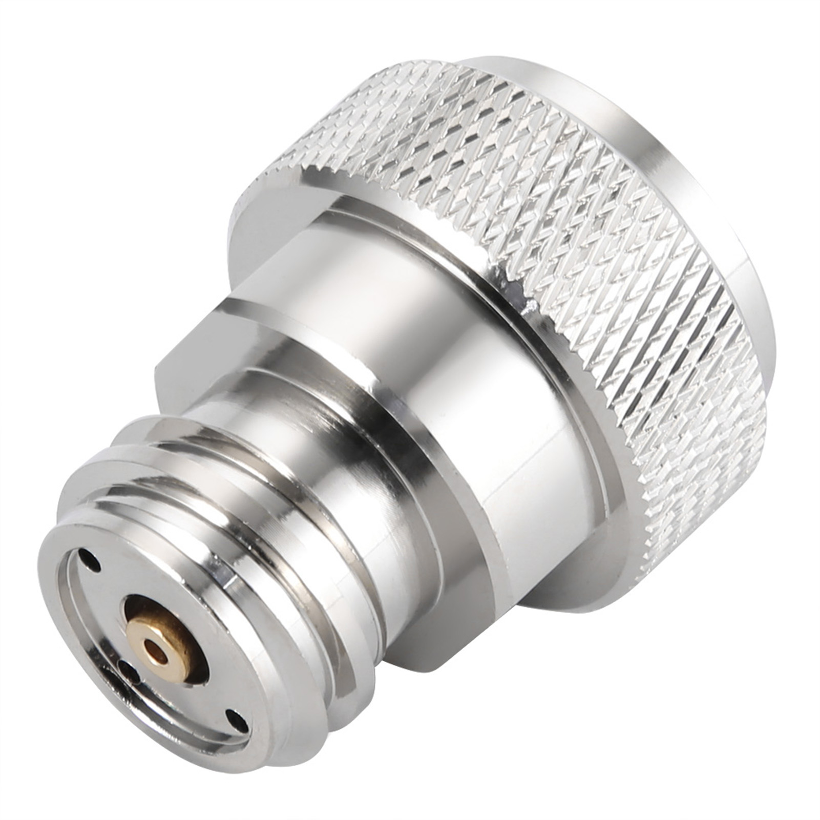 Brass CO2 Adapter Replace Tank Canister Conversion (Silver) KRI✈️