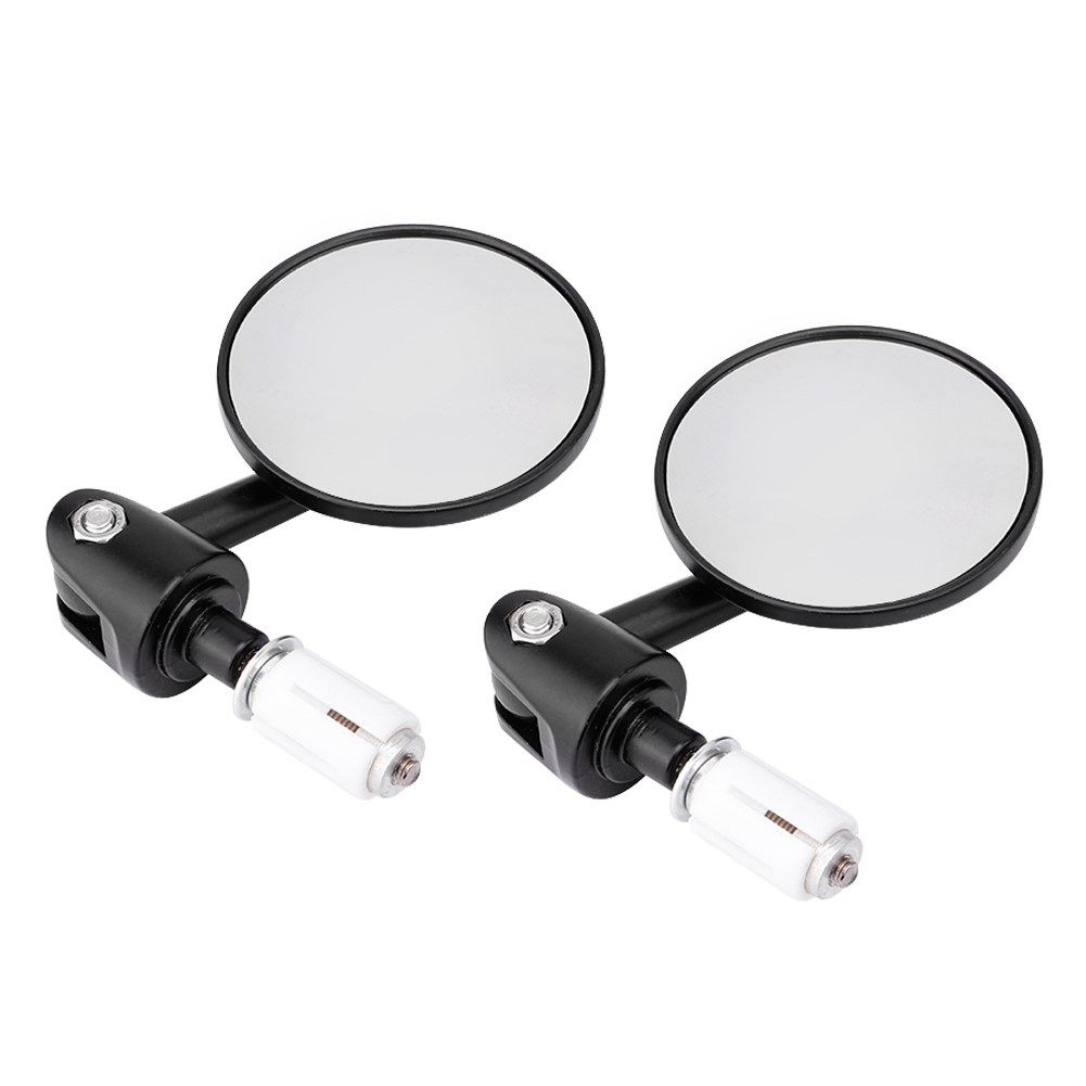 2Pcs Motorcycle Modified Folding Handlebar Rearview Mirror Reflective Side KRI✈️