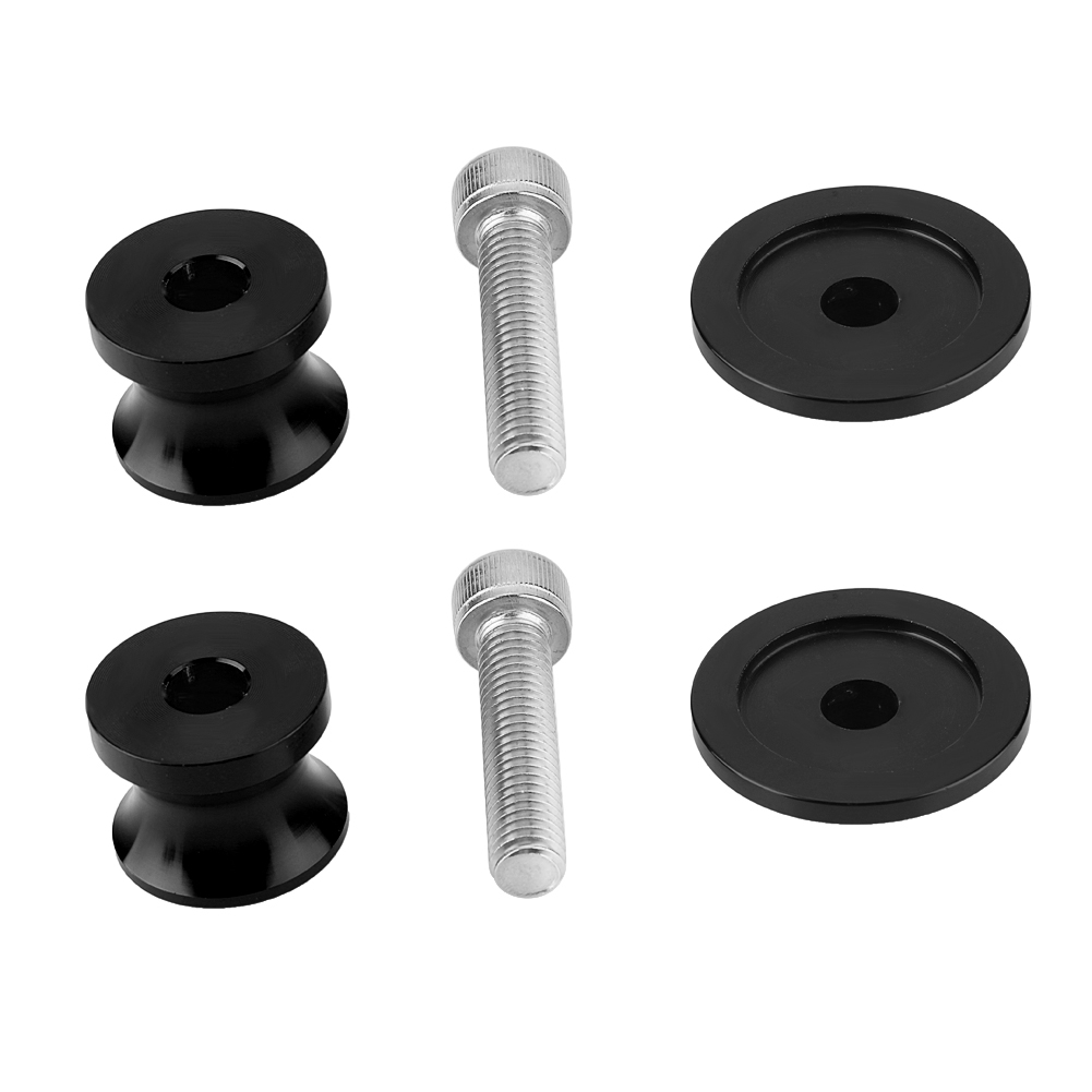 2pcs 8mm Motorcycle CNC Rear Stand Swing Arm Spool Sliders Stand Swingarm KRI✈️