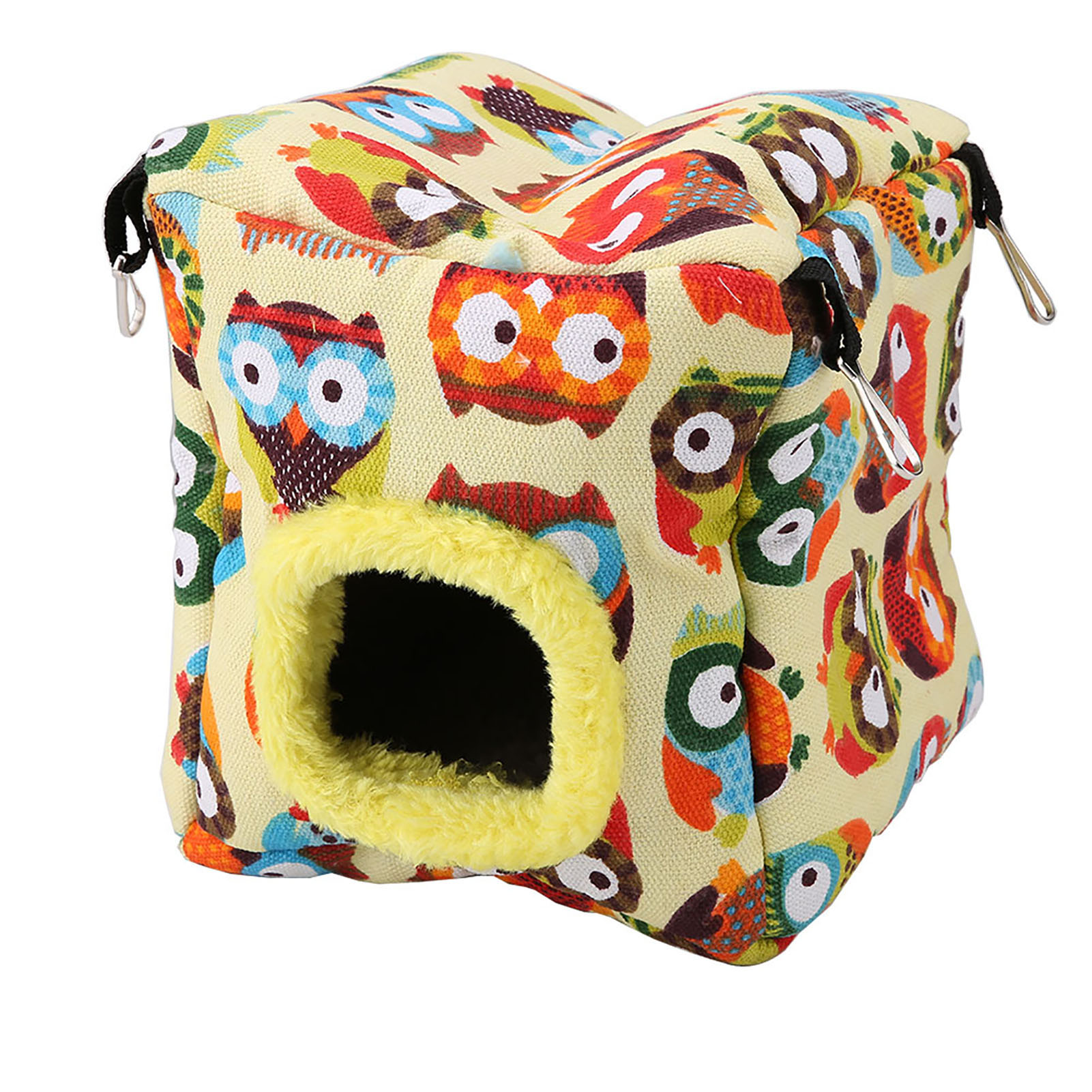 Warm Plush Bird Hanging Cave Hammock Hanging Winter Birds Cage KRI✈️