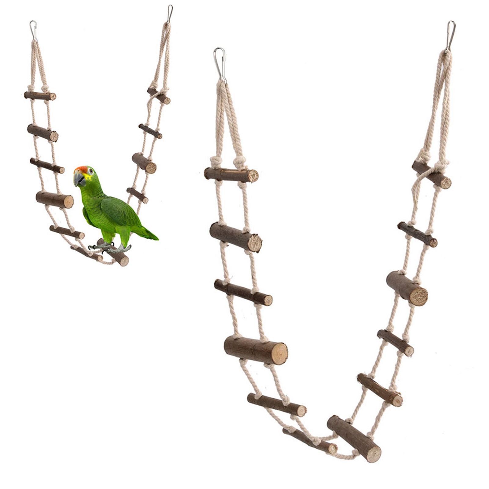 Pet Hamster Soft Long Climbing Rope Ladder Squirrel Suspension Brid KRI✈️
