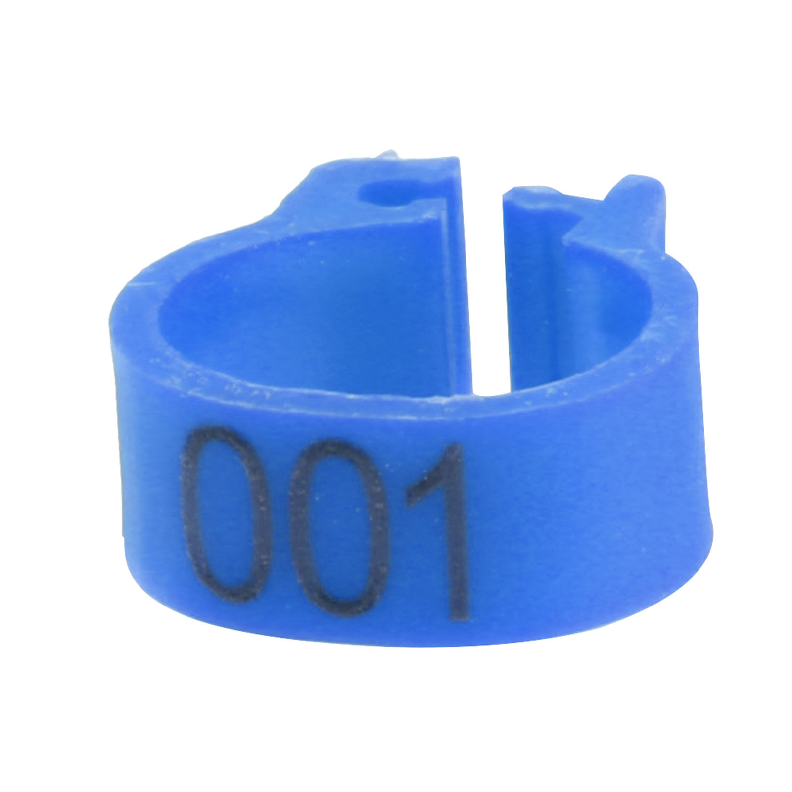100PCS/Bag 8MM 001-100 Numbered Plastic Letter Bird Leg Bands Rings KRI✈️