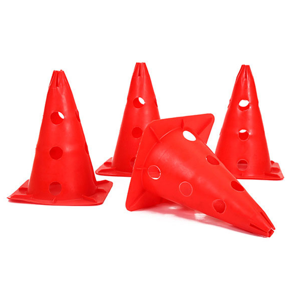 1PC Football Mark Barrel Soccer Obstacle Road Cones With Hole Sports KRI✈️