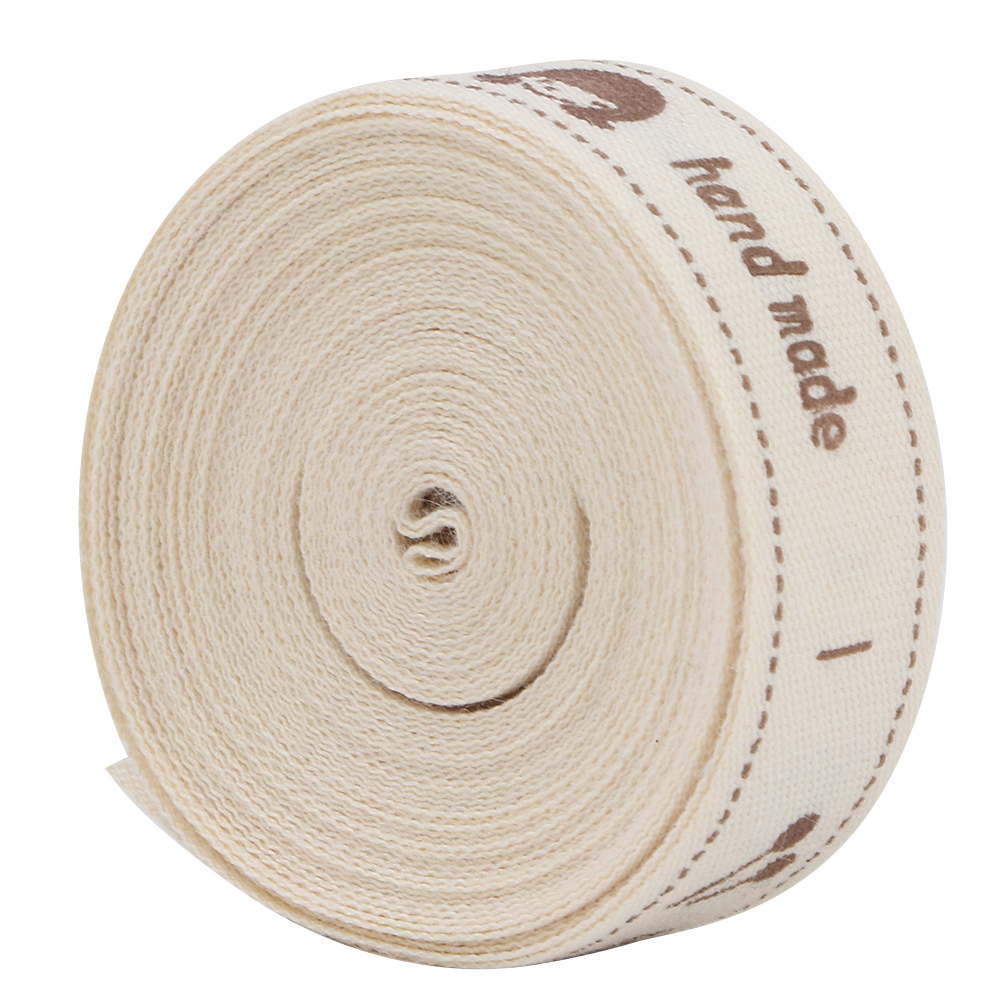 Natural Cotton Hand Made Fonts Ribbon 1.5cm For Gift Packaging(2) KRI✈️