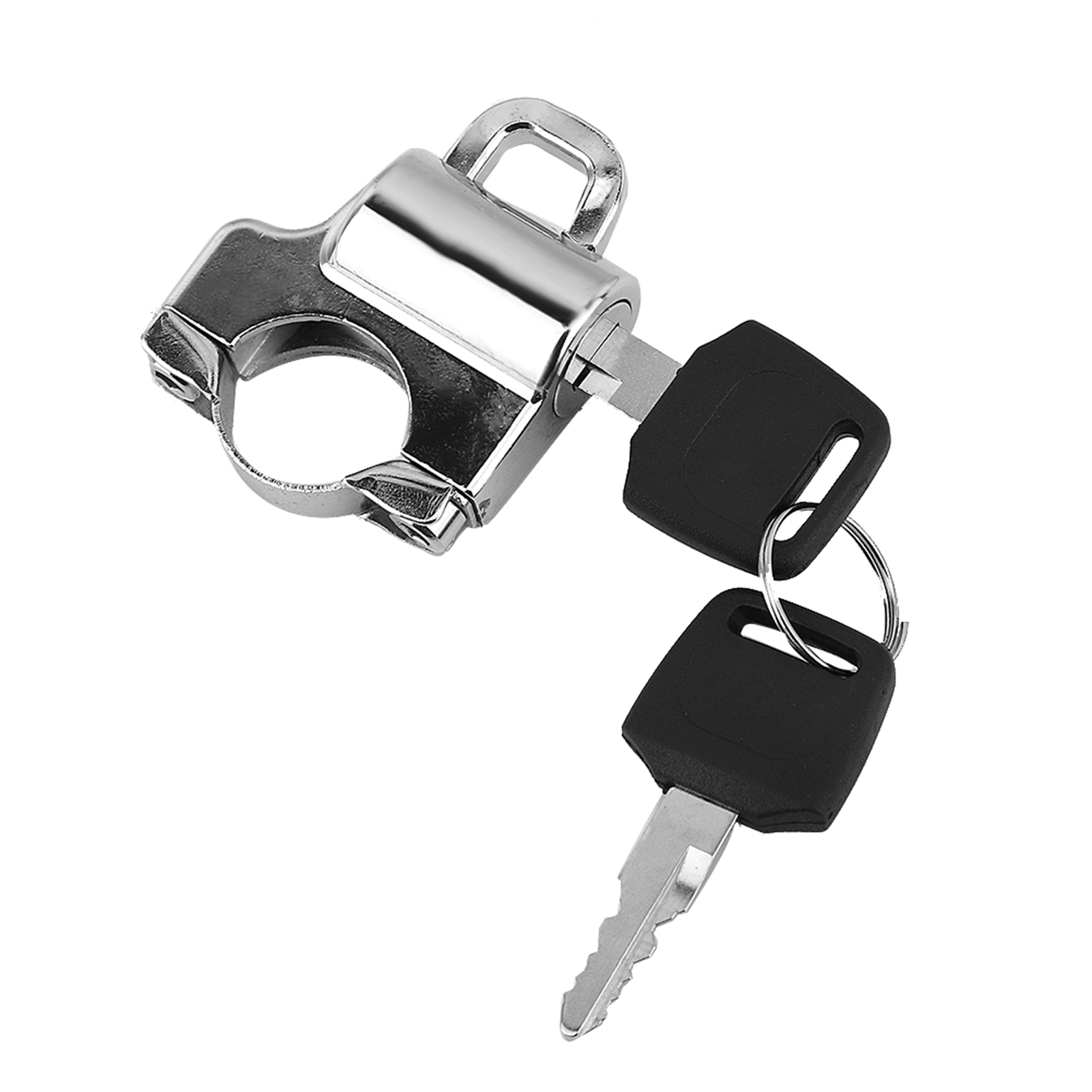 22mm Handlebars Universal Motorcycle Helmet Security Lock Padlock With 2 K KRI✈️