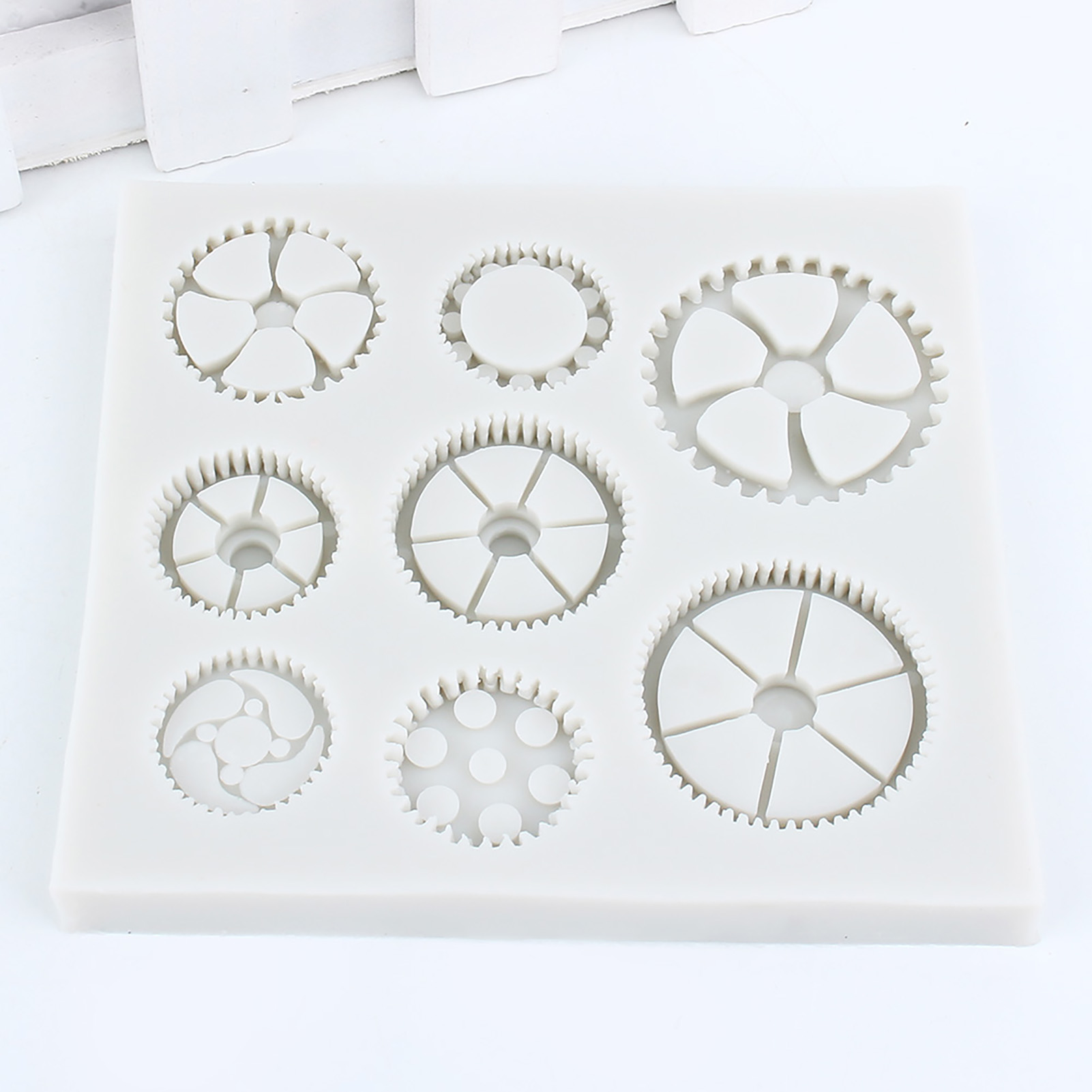 DIY Fondant Molds Food Grade Silicone Cake Chocolake Maker Cake Decor Gray KRI✈️