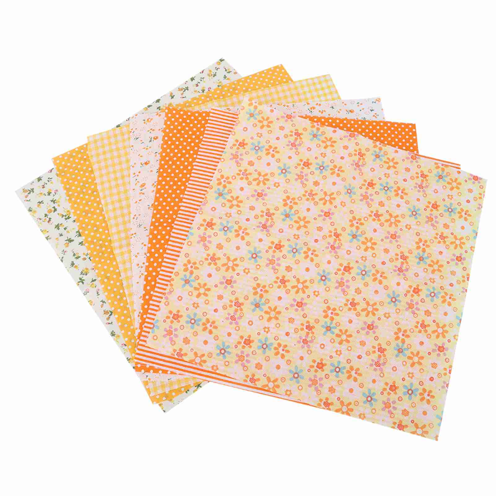 7pcs / Set 100% Cotton Batiks Sewing Craft Cloth For DIY Wallet Cushion Co KRI✈️