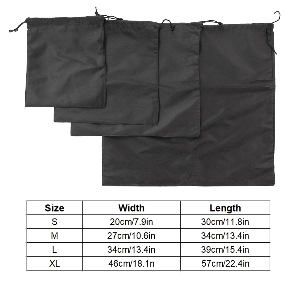 4Pcs LargE Capacity Waterproof Dustproof Storage Bag Drawstring Pouch Bag KRI✈️