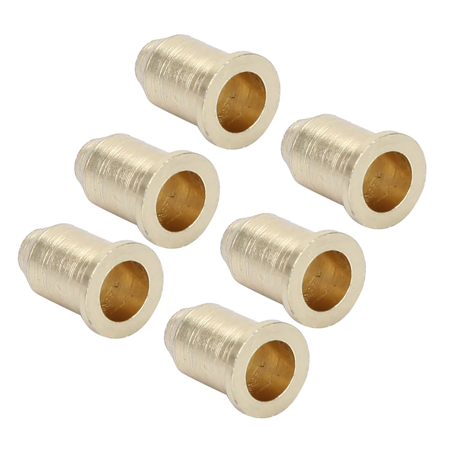6 Pcs Iron Electric Guitar String Ferrules Guitar String Cap Instrument Ac KRI✈️