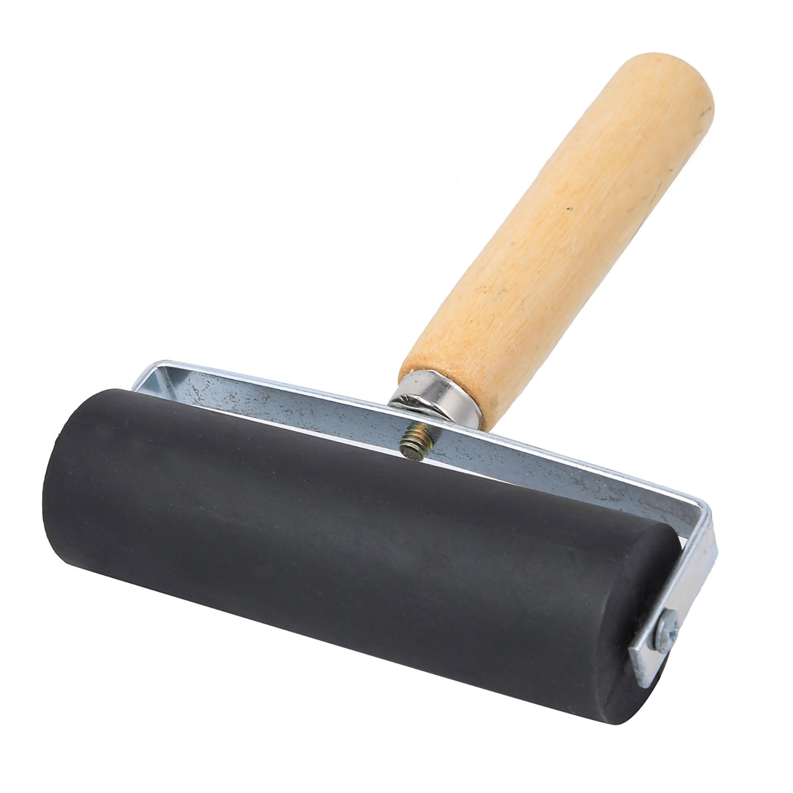 Rubber Printing Roller Black Detachable Wood Handle Printing Art Craft Too KRI✈️