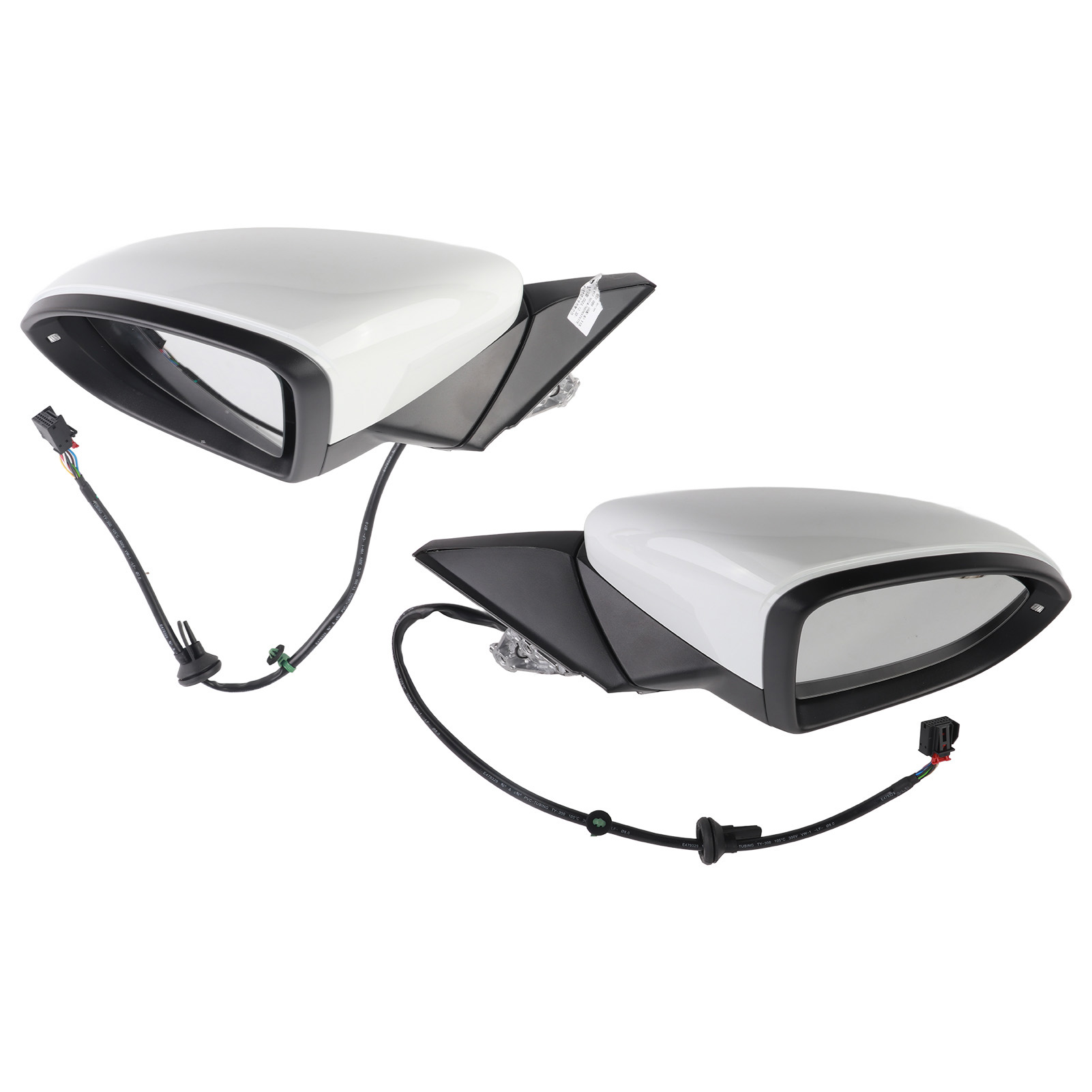 Pair Electric Folding Rearview Mirror Assembly + Switch Set 5GG 857 502A F KRI✈️