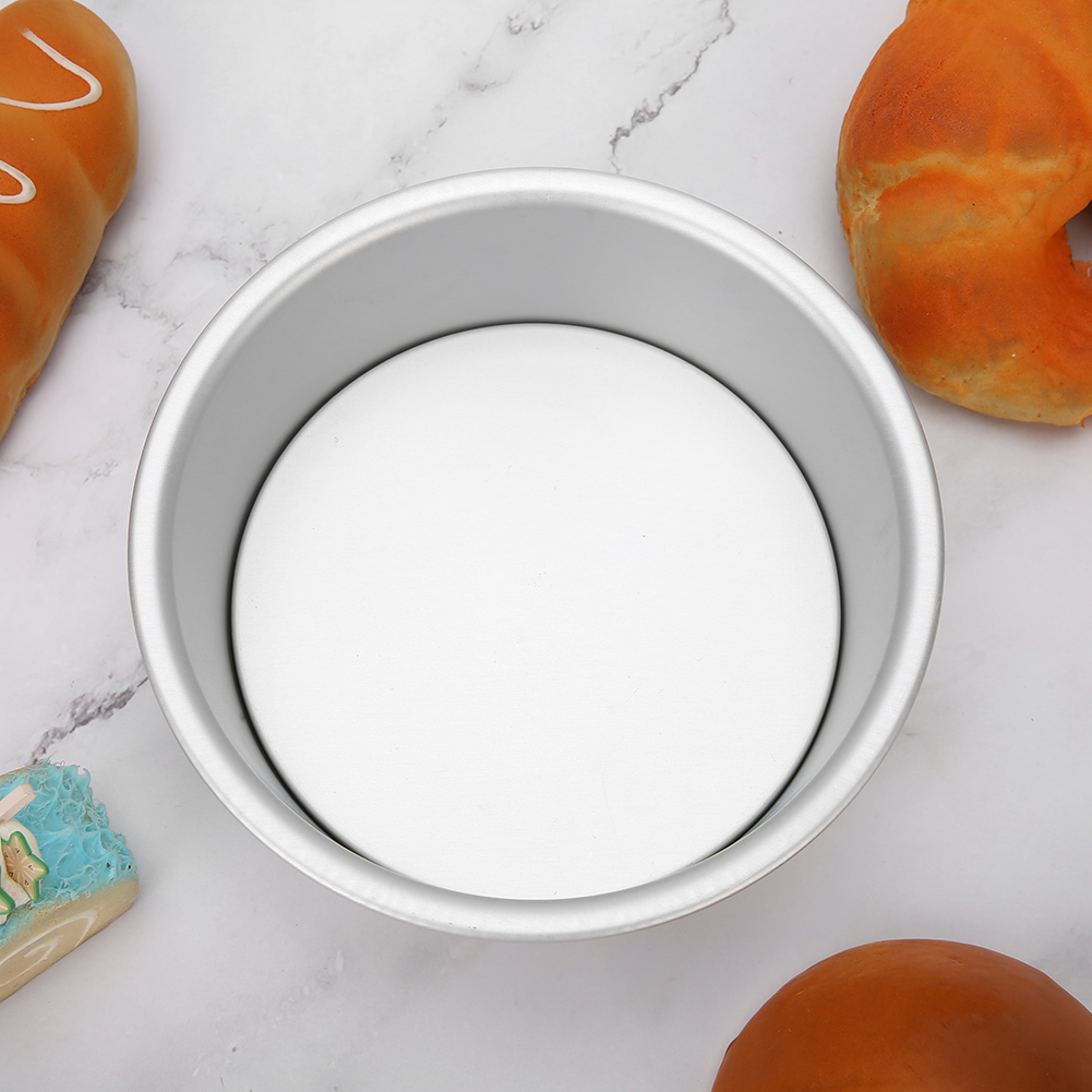 Anodized Aluminum Alloy Removable Bottom Cake Mold Round Shape Cake Mold D KRI✈️