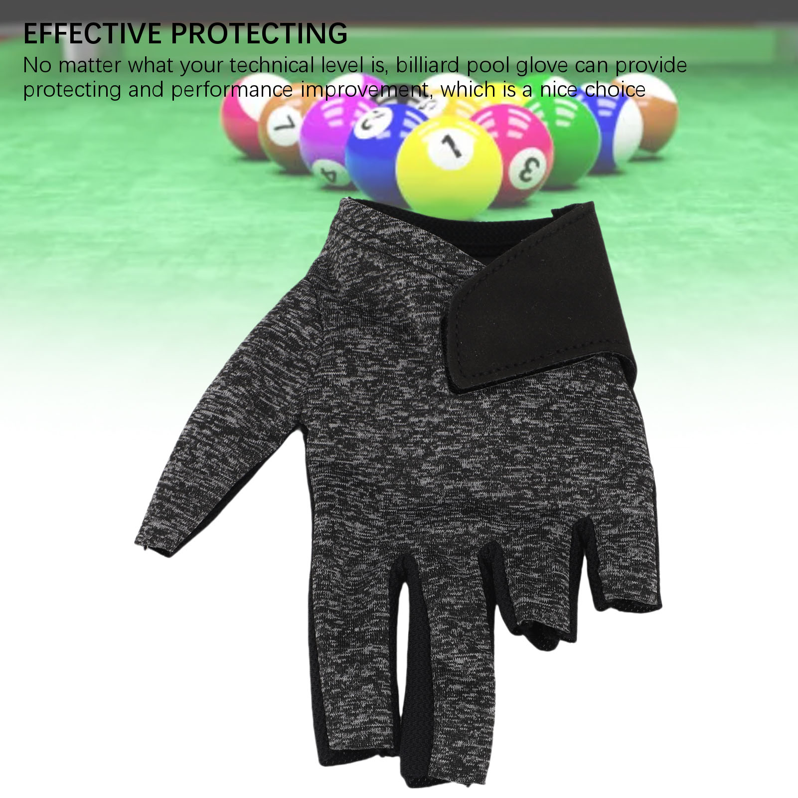 Billiard Pool Glove Nylon Stable Elastic Glossy Pool Glove For Men Women For