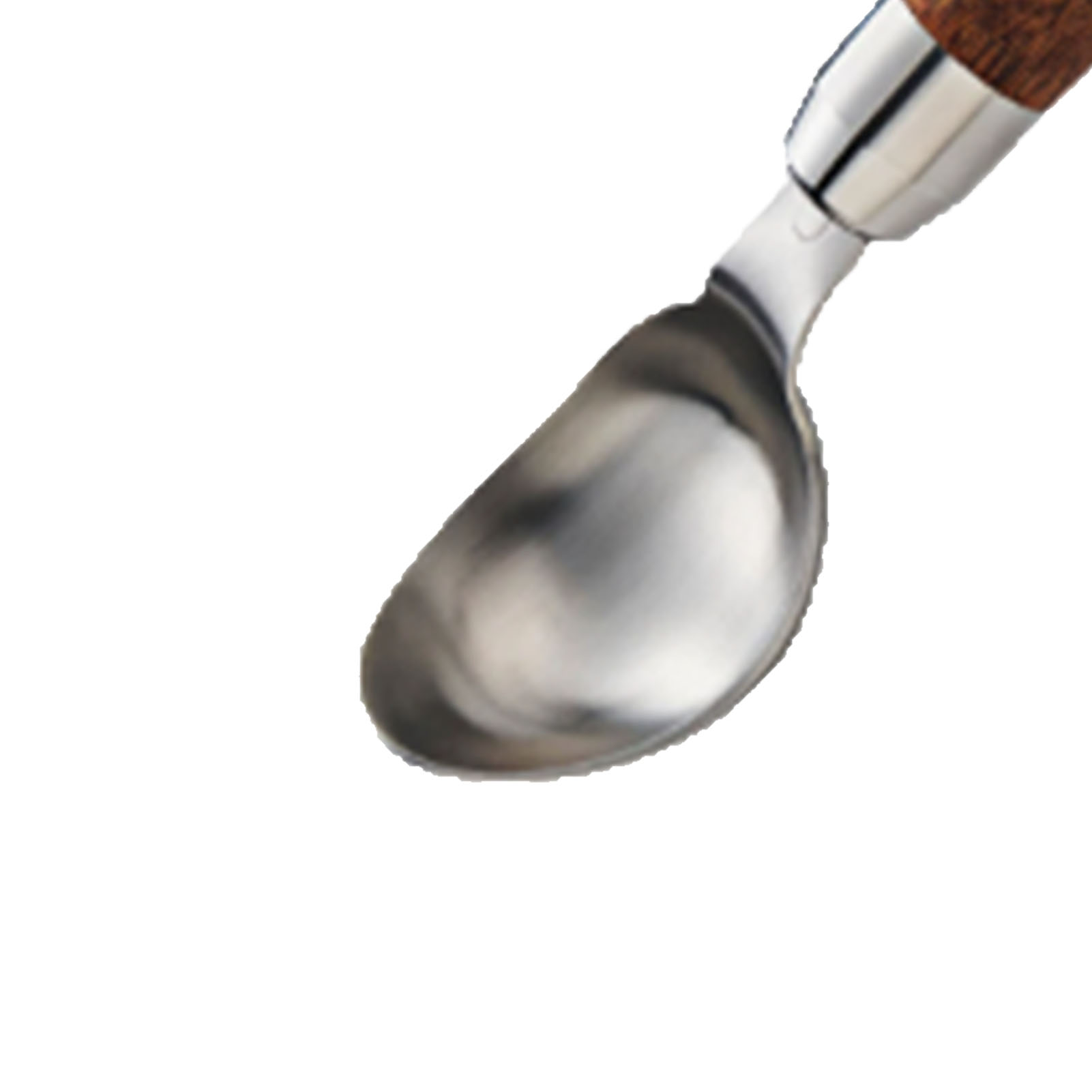 2PCS Stainless Steel Ice Cream Scoop With Wooden Handle For Scooping