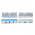 2x Aluminium Kühlkörper Kühlermodul Geschlitzt Wärmestrahler Board 120x40x20mm - Afbeelding 16 van 20
