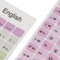 Neu 2pcs Tastatur Aufkleber Bunte Englische Sprache Staubdichte Wasserdichte - Bild 15 von 27