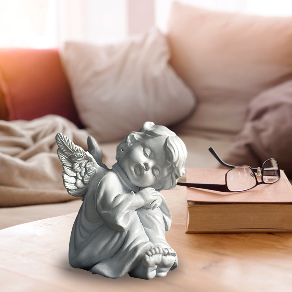 Angel Resin Garden Statue Figurine Fairy Angel Sculpture Home Decoration