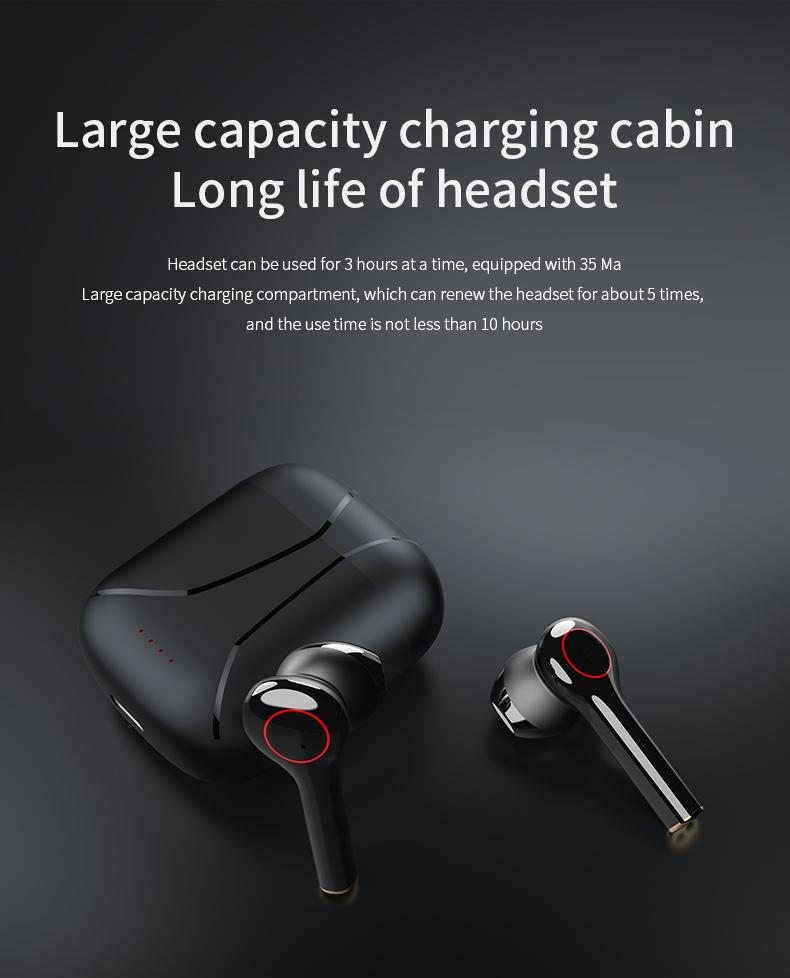 ` Earbuds 5.0 BT Kopfhörer Ultra Lange Standby-Headset Semi Style - Zdjęcie 16 z 24