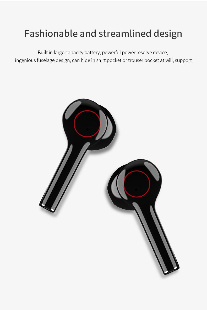 ` Earbuds 5.0 BT Kopfhörer Ultra Lange Standby-Headset Semi Style - Zdjęcie 23 z 24