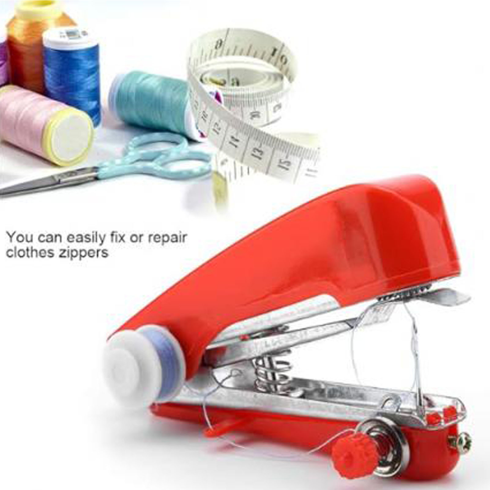 Handheld Sewing Machine Portable Mini Manual Sewing Tool Hand Stitcher For DIY - Picture 27 of 27