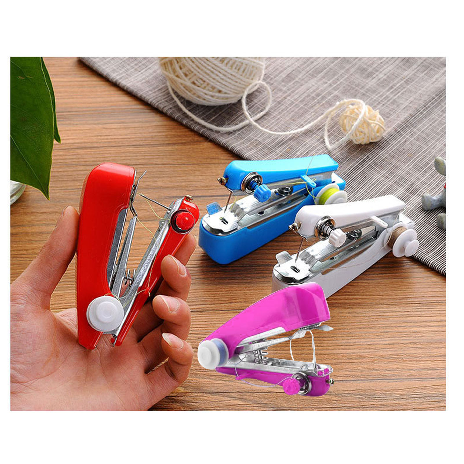 Handheld Sewing Machine Portable Mini Manual Sewing Tool Hand Stitcher For DIY - Picture 18 of 27