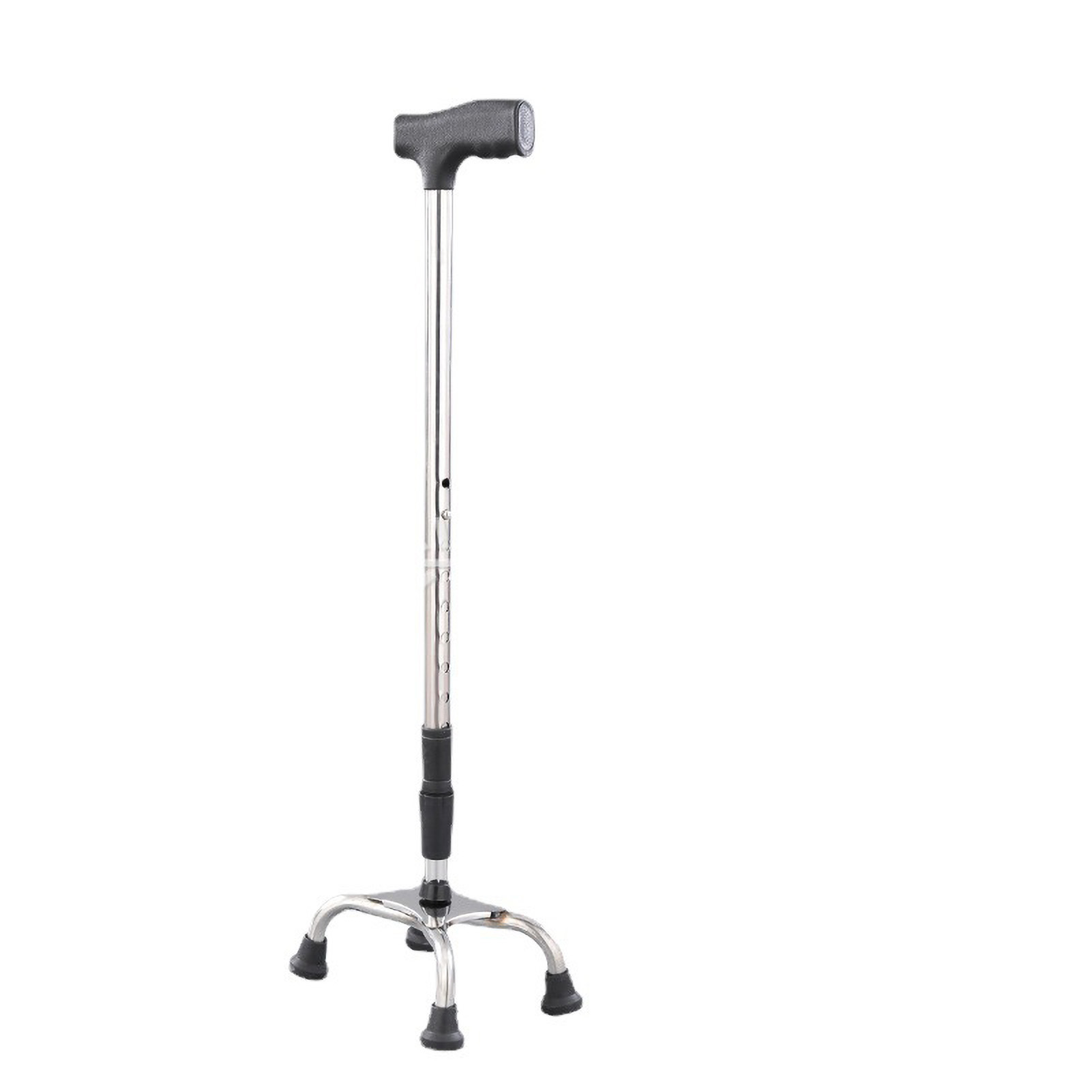 Quad Walking Cane 250kg Bearing Capacity 10 Adjustment Levels Anti Slip Alum EUJ