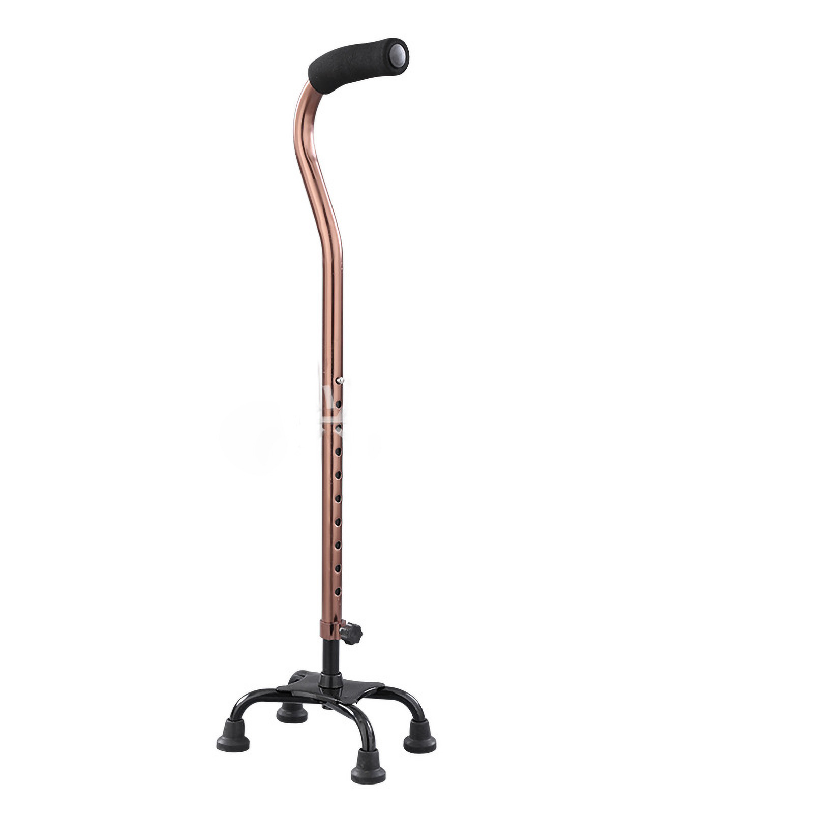 Quad Walking Cane 250kg Bearing Capacity 10 Adjustment Levels Anti Slip Alum EUJ